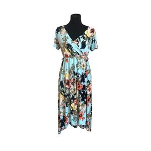 Pinkblush Floral Maternity Sundress